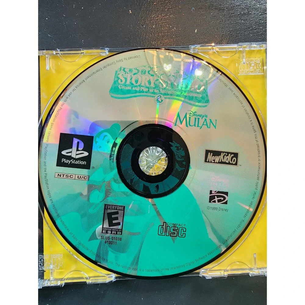 Disney's Mulan Story‎ Studio Playstation PS1 Game 1999 NTSC-U/C